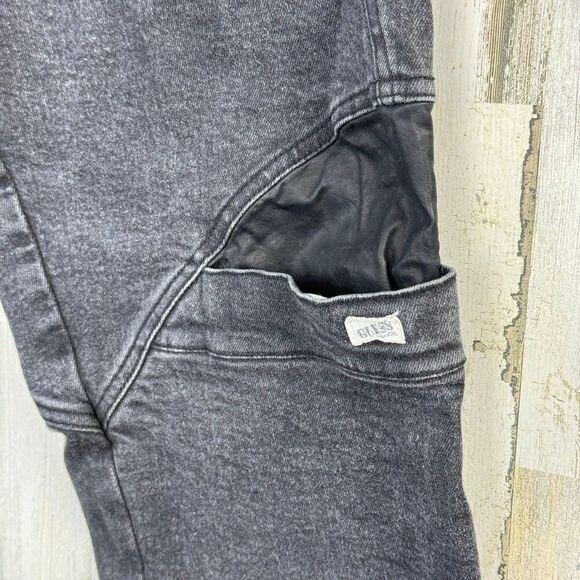 Vintage Guess By Geroges Marciano Jeans Size 10 black Wash Denim USA Made - Picture 5 of 12